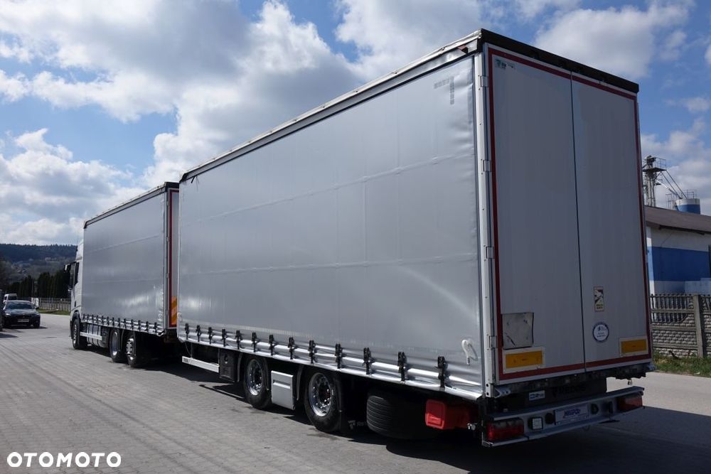 Scania R450 B6x2*4LA/ TANDEM / ZESTAW PRZESTRZENNY 120m3 / PRZEJAZDOWY / FIRANKA / E6 / AUTOMAT / RETARDER / OŚ PODNOSZONA SKRĘTNA - 6