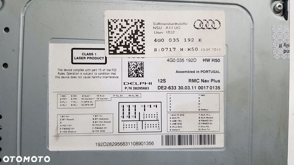 radio ekran nawigacja Audi A7 C7 - 13