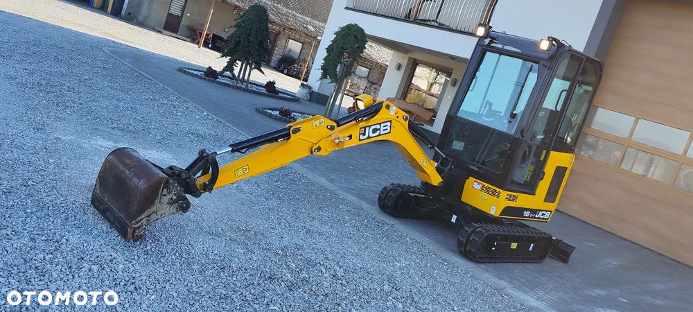 JCB JCB 16 C-1 mini koparka 3 łyżki szybkozłącze 19c1 sprowadzona 8018 serwisowana - 9