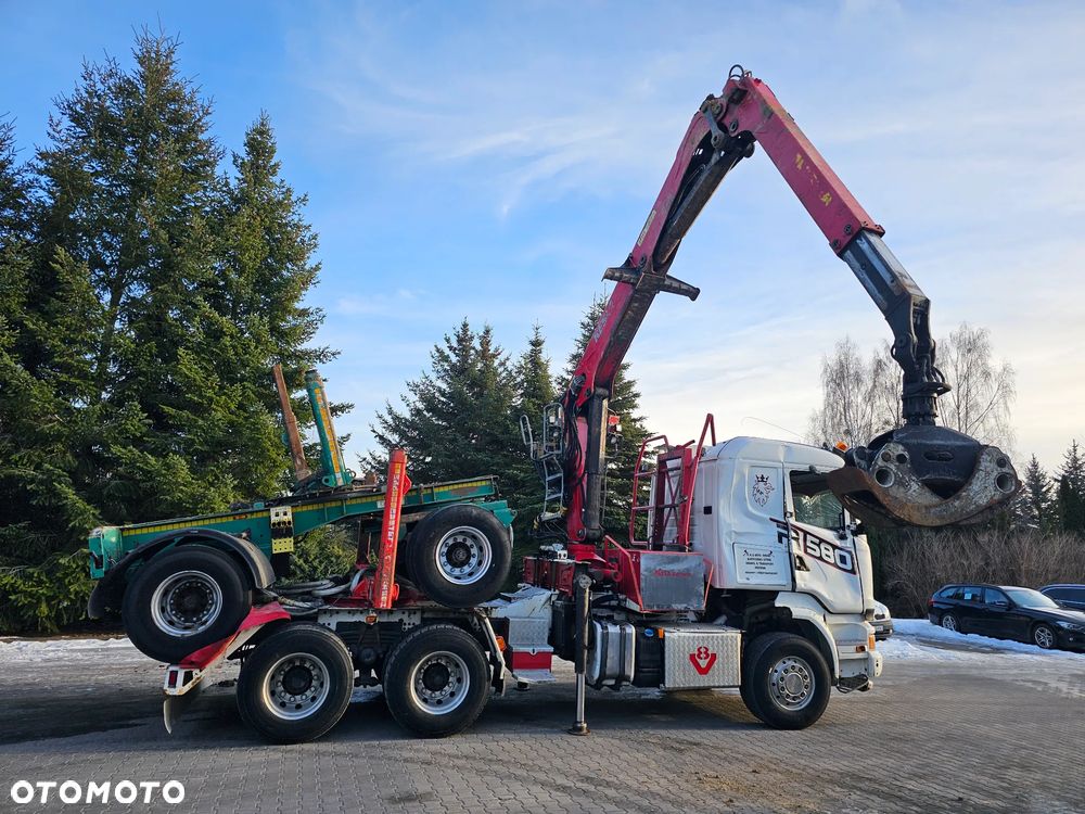 Scania R580 6x4 V8 + KESLA + WÓZEK DOLL CAŁY ZESTAW - 8
