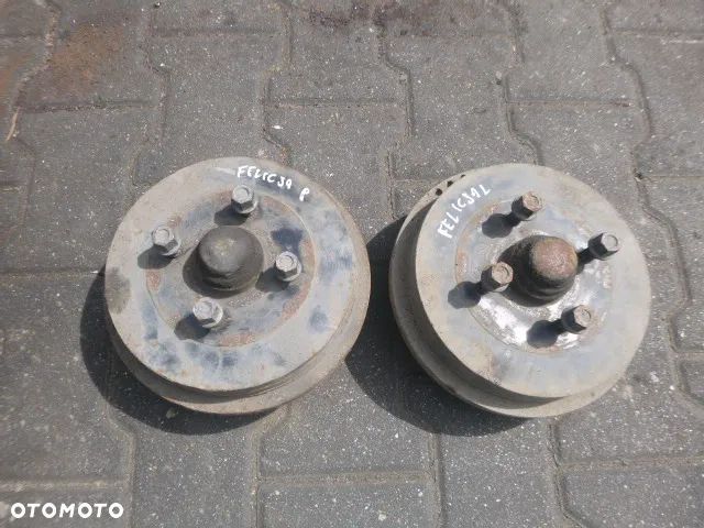 PIASTA PIASTY TYŁ NA PRZYCZEPKĘ KOMPLET VOLKSWAGEN SEAT SKODA 4X100 - 1