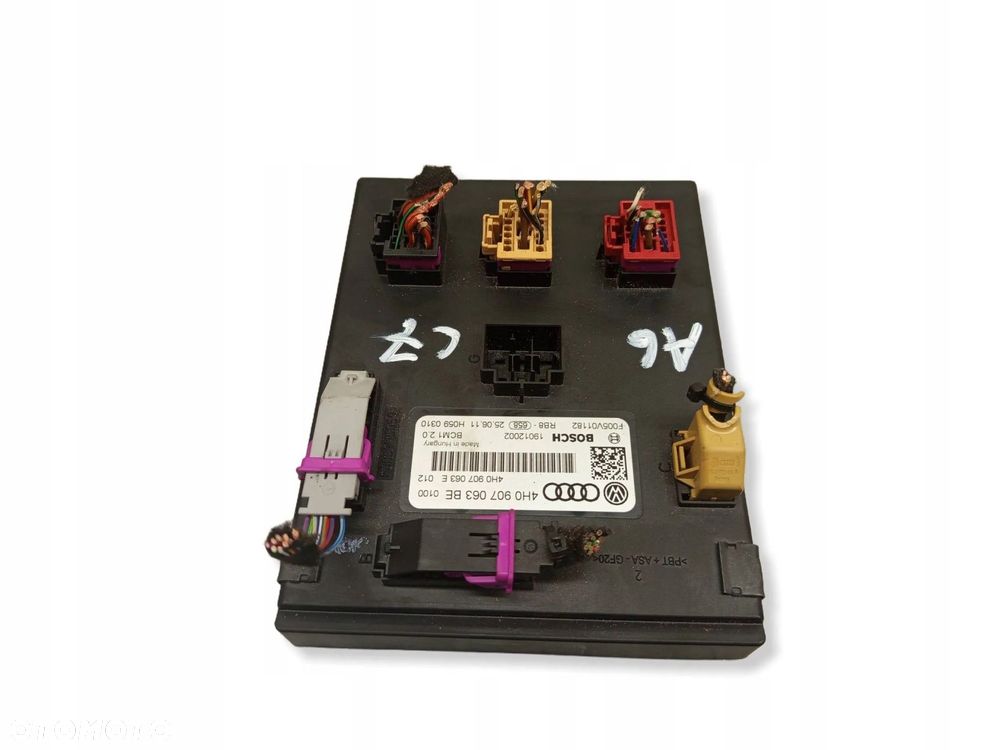 Moduł Sterownik Komfortu Audi A6 S6 C7 4G 4H0907063BE - 5