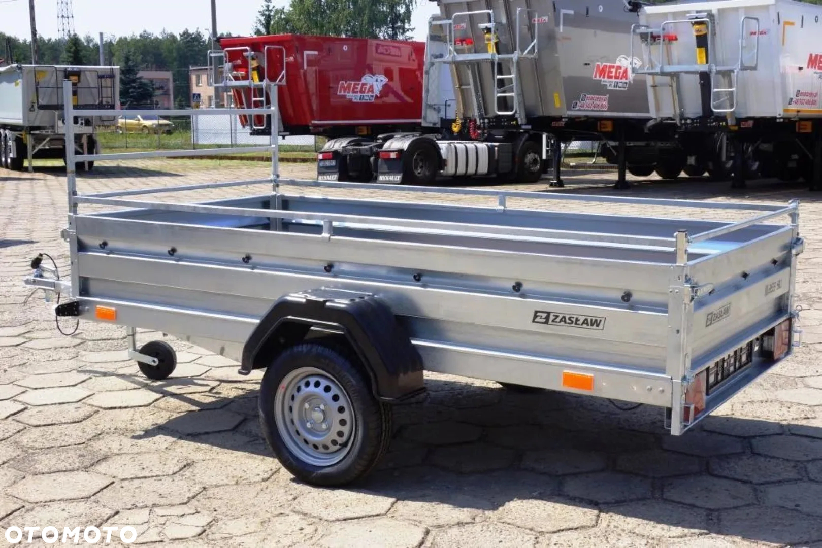 Zaslaw 1 oś, przyczepa prawko B, 750 kg DMC  MOCNA I SOLDNA - 6