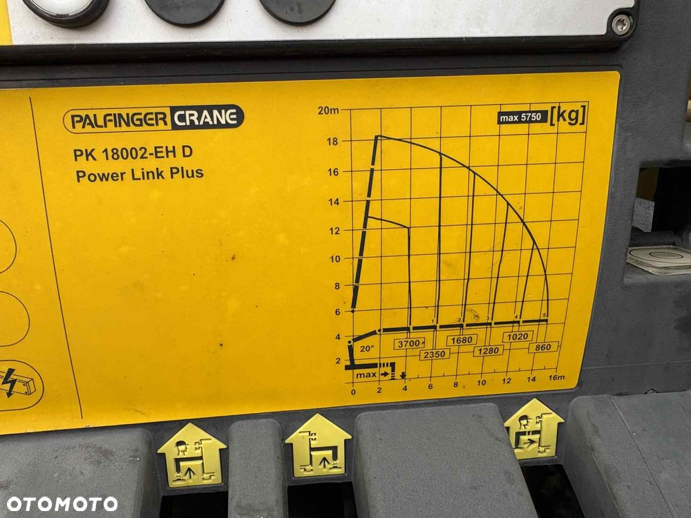 DAF CF 75.310 HDS PALFINGER PK 18002 EH PILOT 14,70 m - 860 kg - 12