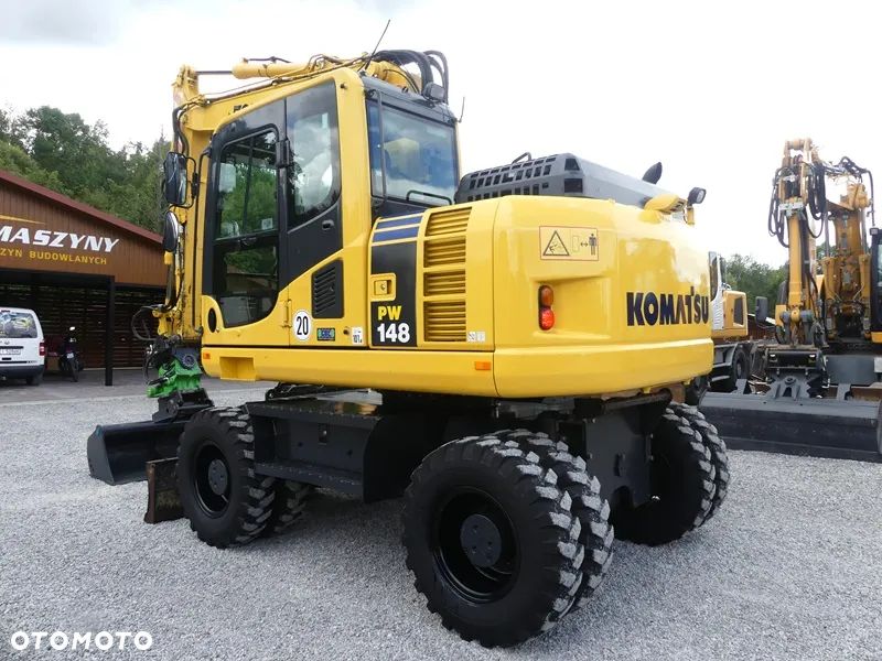 Komatsu PW148 ROTOTILT / Sprowadzona / Super Stan / - 4