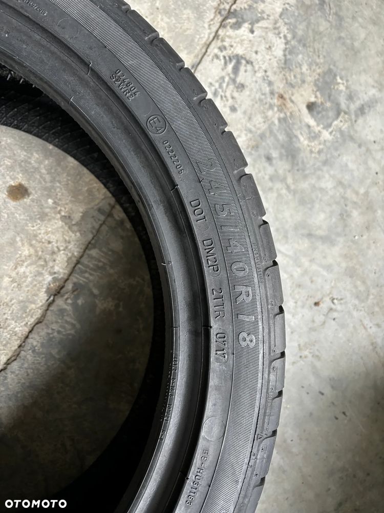 Opony letnie Dunlop SP Sport 01 - 245/40r18 - 5
