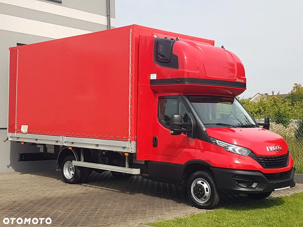 Iveco 50C18 DAILY 12EP PLANDEKA FIRANKA 5,11x2,45x2,35 SPANIE 3500 KG SKRZYNIA ŁADUNKOWA PAKA KLIMATRONIK TEMPOMAT OGRZEWANIE POSTOJOWE - 1