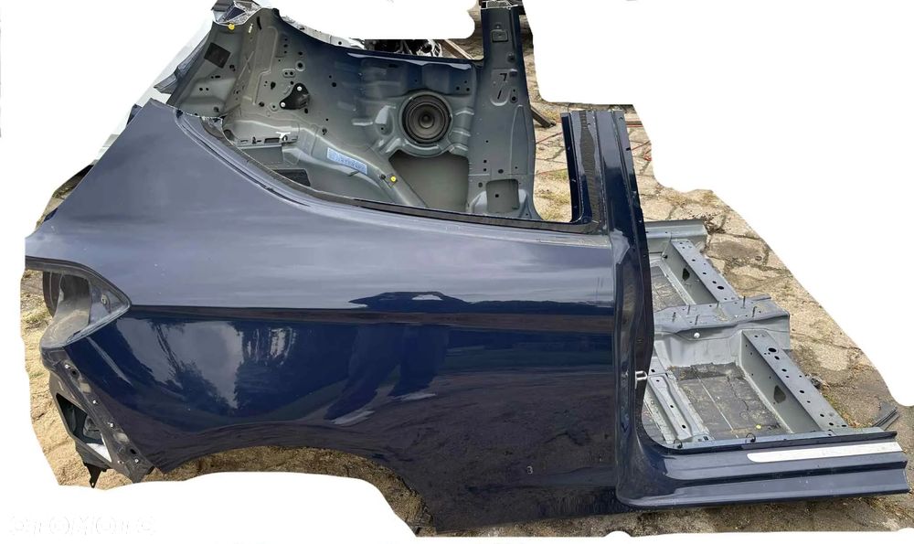 Ford Fiesta Mk8 17r- pas tylny z wanną 3D ćwiartki tył błotniki lewy prawy zderzak maska lampy pas - 2