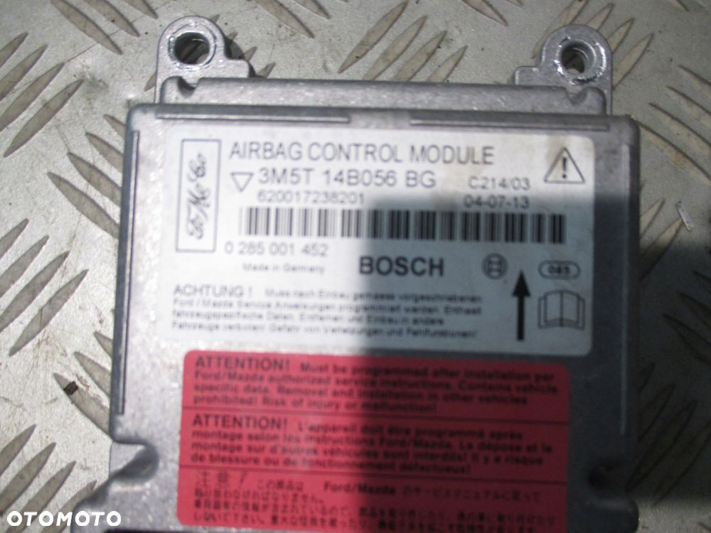 SENSOR MODUŁ AIRBAG FORD C-MAX 3M5T14B056BG + CZUJNIKI UDERZENIA - 2