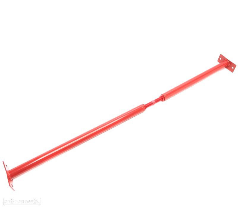 BARRA ANTI-APROXIMAÇÃO TRASEIRA AJUSTÁVEL VOLKSWAGEN VW POLO 9N 9N3 01-09 VERMELHO - 1