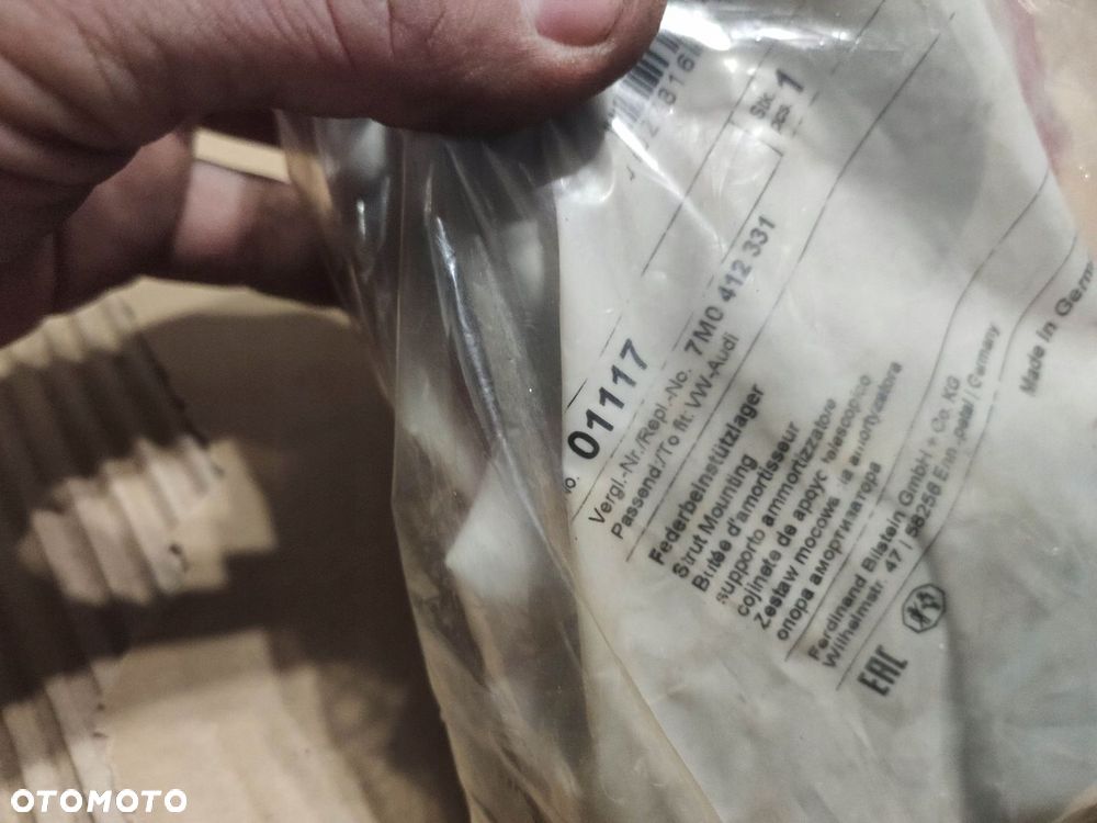 PODUSZKA AMORTYZATORA PRZÓD 2 SZT SHARAN CADDY GALAXY FEBI 01117 - 2