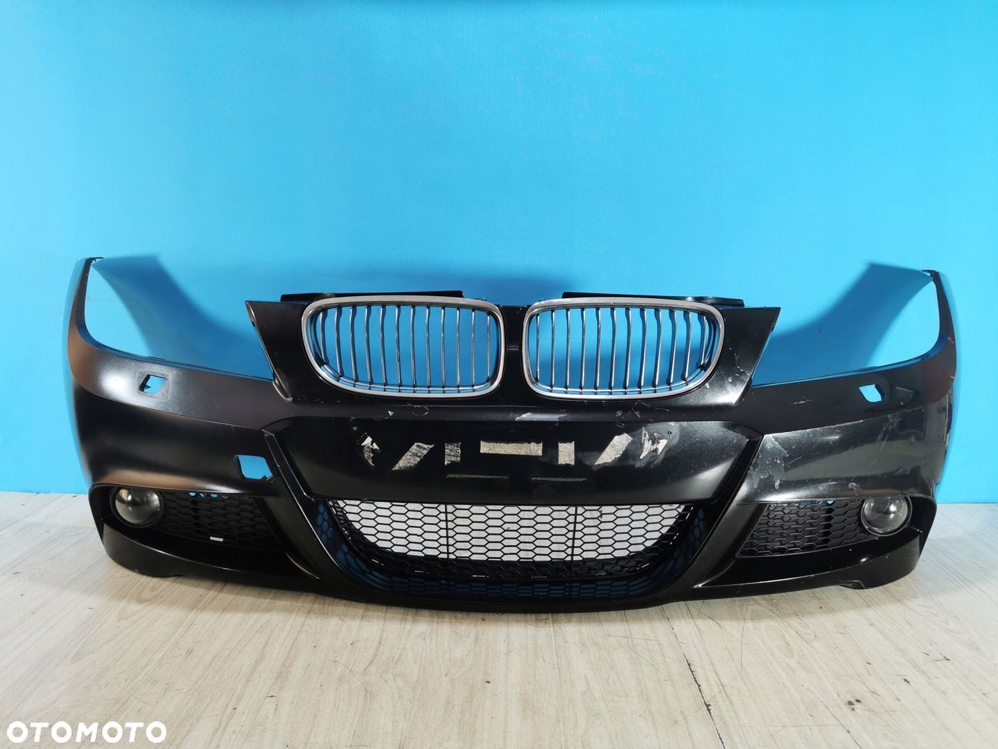 Bmw 3 E90 E91 Lift M-Pakiet zderzak przód spryski 475/9 Blacksaphire - 1
