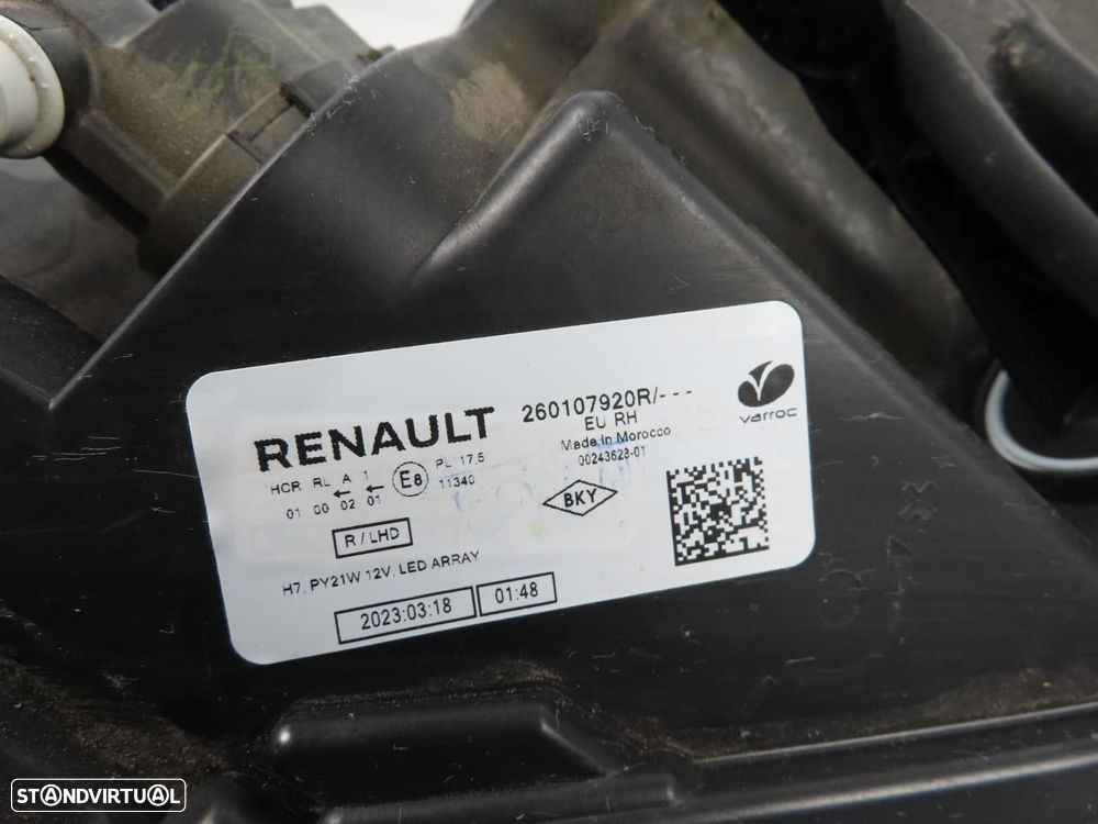 Farol LED Direito Usado / Original DACIA Sandero III (BJI) 260107920R - 8
