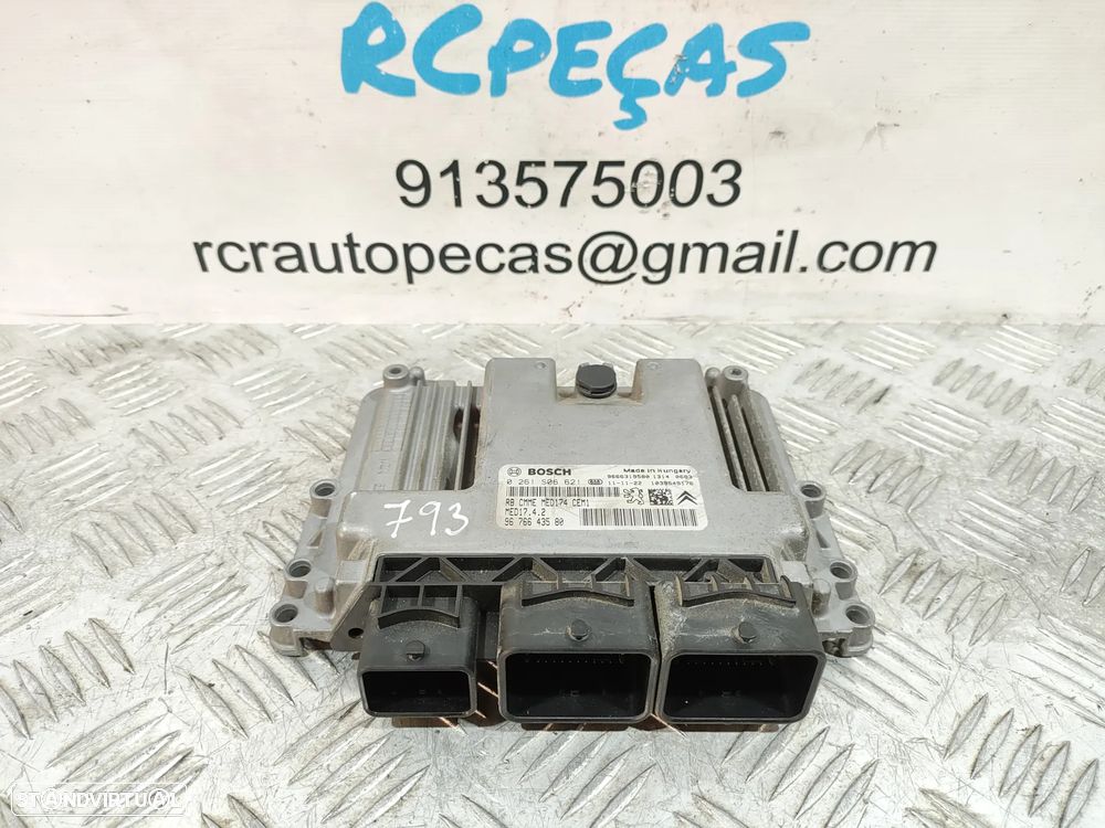 CENTRALINA ECU MOTOR BOSCH CITROEN DS3 1.6i 16V 156CV 10FJBS 5F02 9676643580 0261S06621 CITROEN C4 PEUGEOT RCZ 3008 - 2
