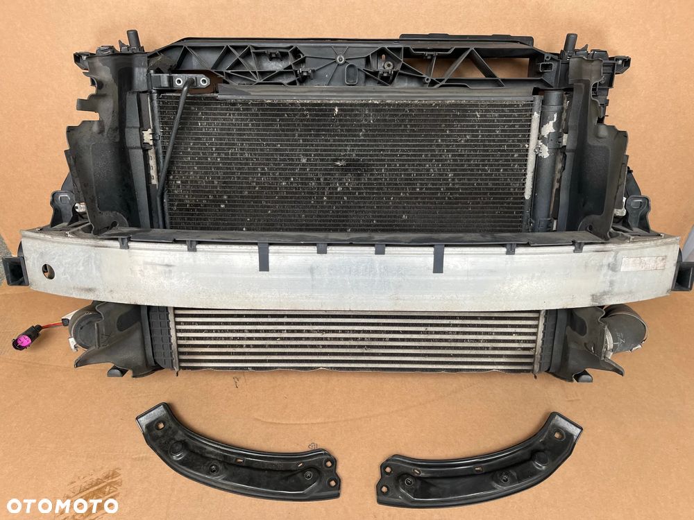 PAS PRZEDNI AUDI Q3 LIFT 8U0 WZMOCNIENIE Q3 8U0 2.0TDI 1.4TFS CHŁODNICE - 1