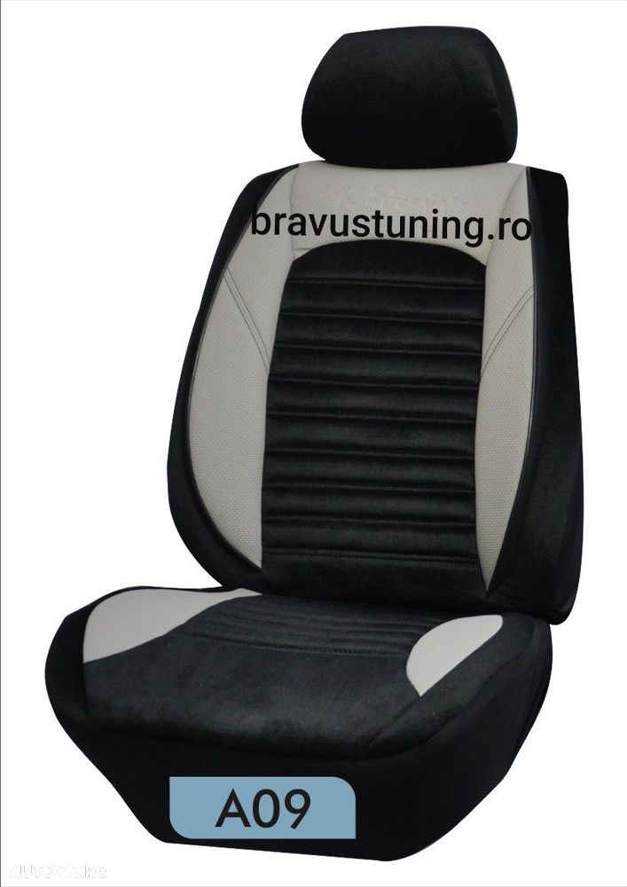 SET COMPLET Huse scaun auto VELUR AUDI, Bmw,Skoda,Vw,Opel etc - 8
