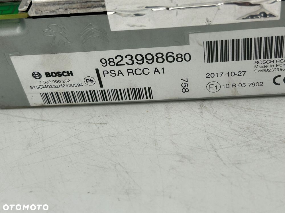 radioodtwarzacz stacja multimedialna peugeot 208 9823998680 - 5