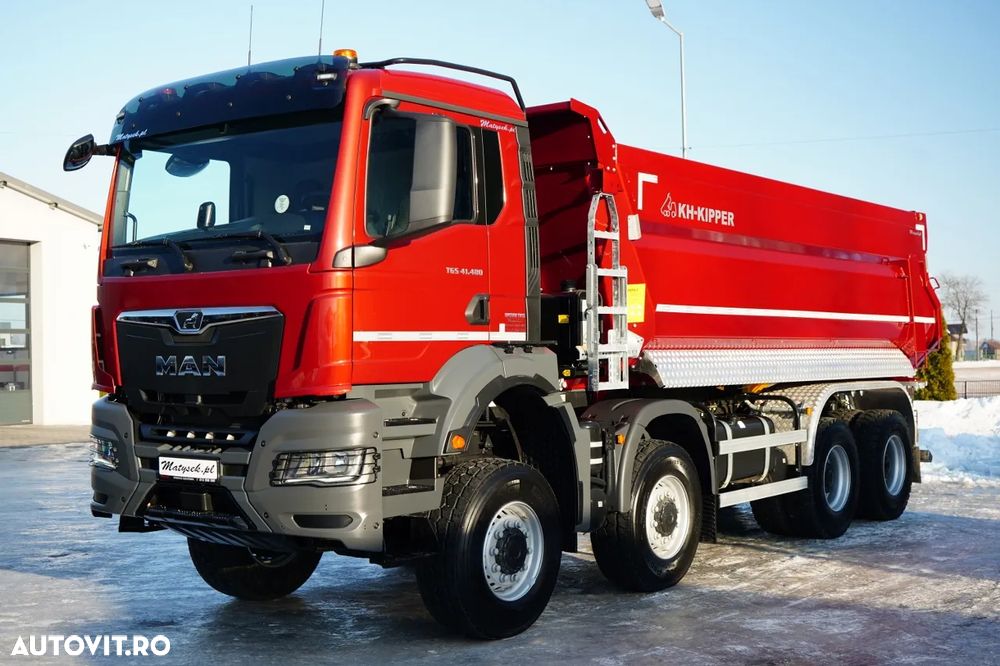 MAN TGS 41.480 / 8X8 / ​​BASCULATOR / AUTOMAT / NOU-NOUȚ / ECHIPAMENTE BOGATE / DISPONIBIL IMEDIAT / AUR METALIC / - 9