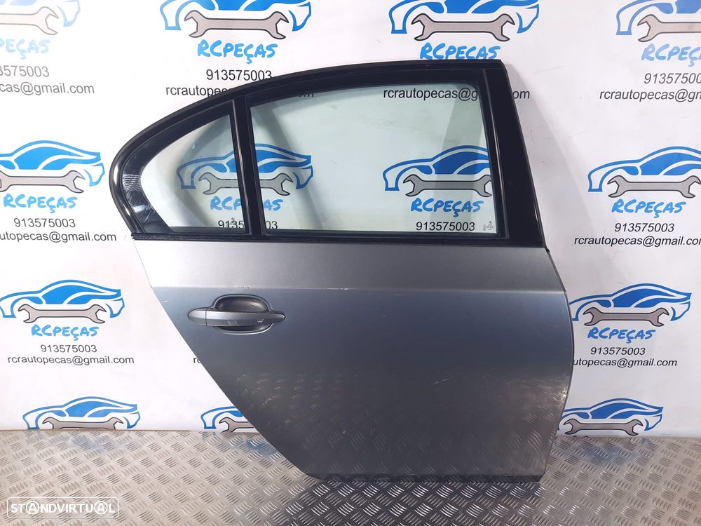PORTA PORTAS TRASEIRA TRÁS DIREITA 41527202342 7202342 BMW SERIE 5 E60 SEDAN CARRO FECHO ELEVADOR MOTOR PUXADOR VIDRO - 7