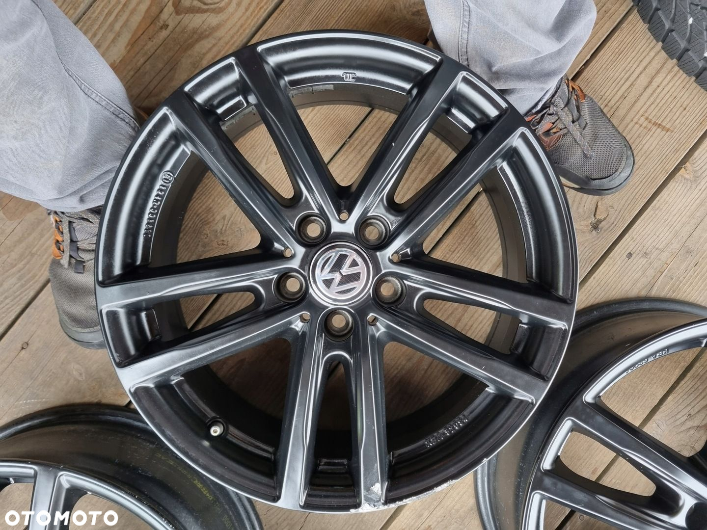 VW TIGUAN 5NA,PASSAT,AUDI,SEAT LEON,SKODA SUPERB 7X18 ET43 5X112 db stan - 4