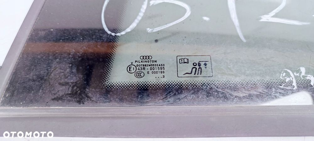 SZYBA KAROSERYJNA AUDI A3 8V 3-DRZWI LEWY TYŁ 2013R ORYGINAŁ ! - 3