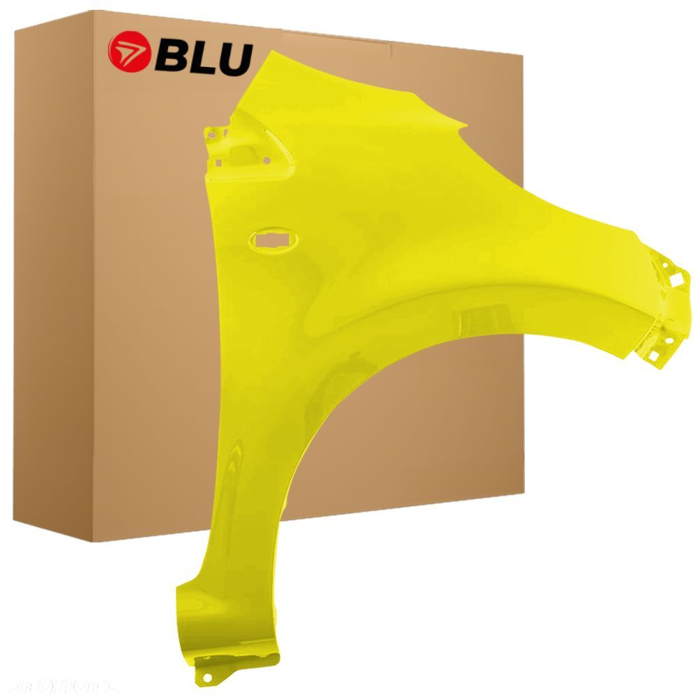 BLU Błotnik CITROEN C1 KBL prawy żółty 2005-2014 przód ocynk JauneZitrus - 1