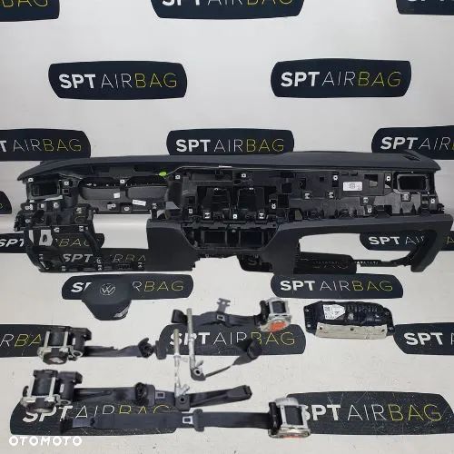 VW PASSAT B9 DESKA ROZDZIELCZA KONSOLA HEAD UP KOKPIT PULPIT PODUSZKI AIRBAG AIR BAG PASY KIT SET - 1