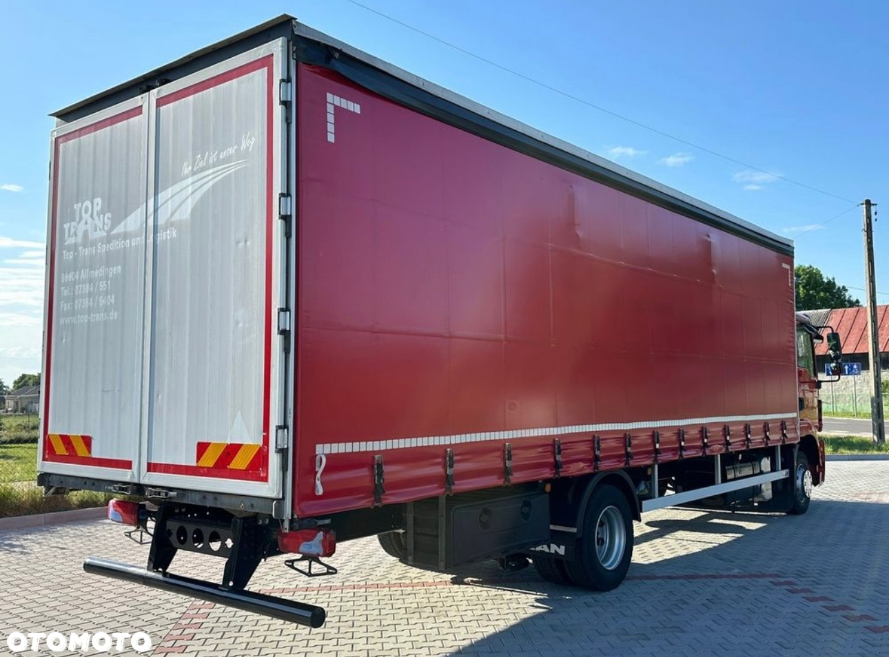 MAN TGM 15.290 / FIRANKA / AUTOMAT / CAŁY NA PODUSZKACH / 21 EUROPALET / 8.5 M DŁUGOŚCI / EURO 6 - 3