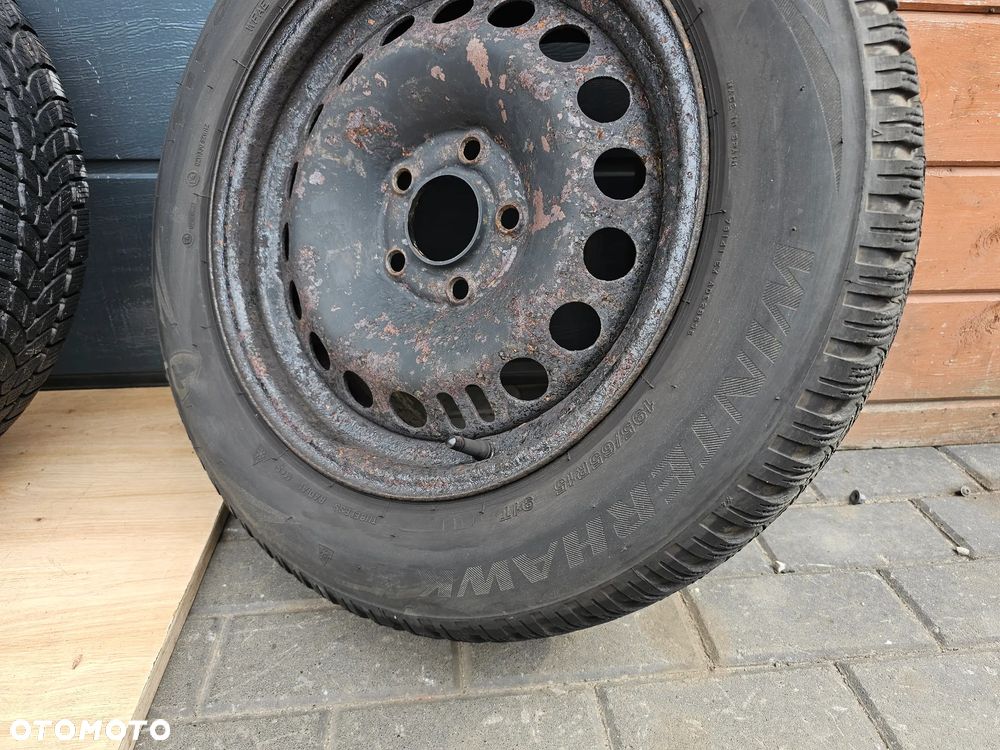 KOŁA FELGI STALOWE 15 OPONY ZIMOWE OPEL VECTRA C SIGNUM ASTRA H MERIVA B ZAFIRA A B 5x110 ET35 6,5J 195/65/15 - 3