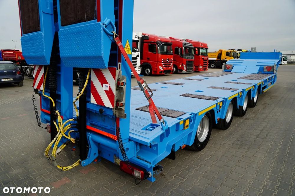 Inny KOMODO / KMD4 / NACZEPA LAWETA / NISKOPODWOZIE / OSIE SKRĘTNE / OŚ PODNOSZONA / NAJAZDY HYDRAULICZNE / - 16