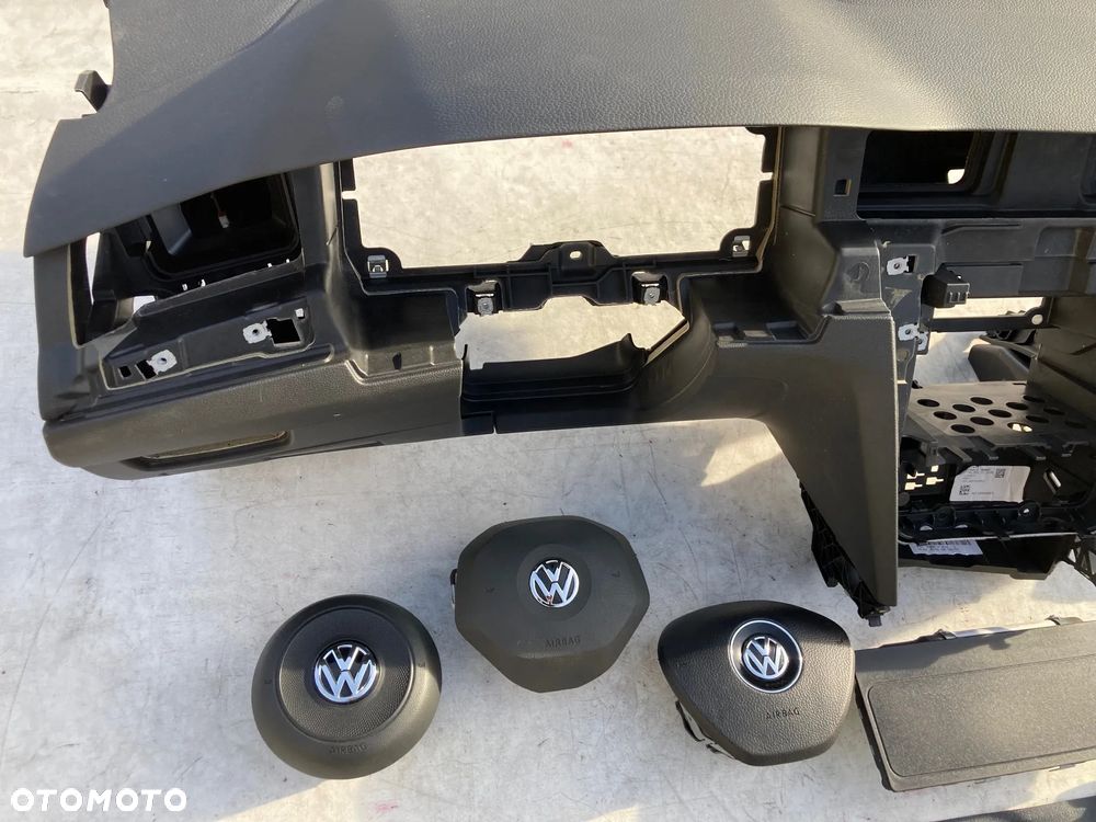 VW ARTEON 3G8 DESKA KONSOLA KOKPIT PULPIT PÓŁKA PARAPET PODUSZKI POWIETRZNE KIROWCY PASAŻERA KOLAN KOLANOWA PODUSZKA POWIETRZNA  AIRBAG SRS AIR BAG PASY PAS Oryginał NOWE NEW NEU NEV Okazja !!! - 6