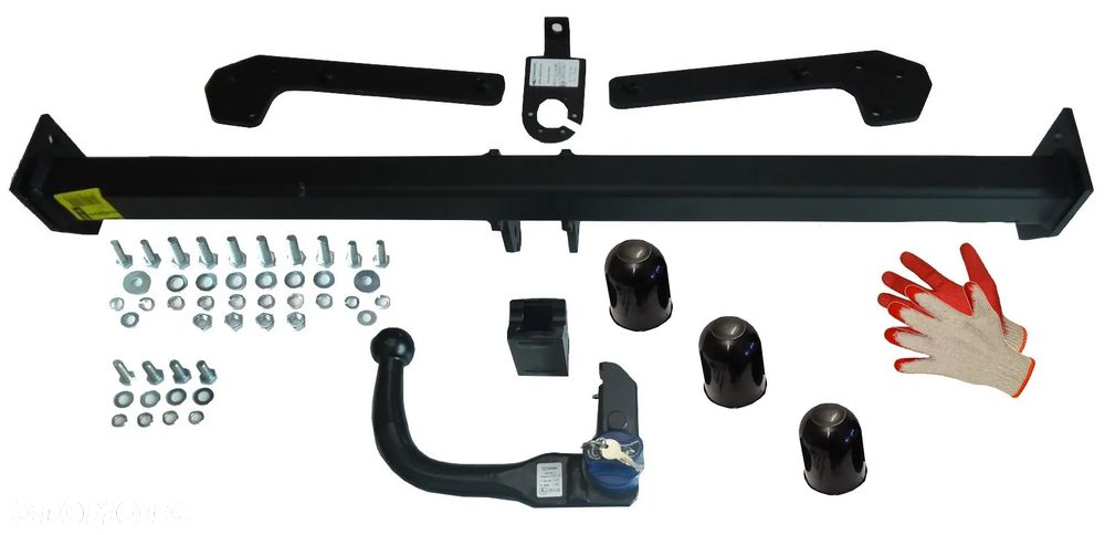 HAK HOLOWNICZY Z KULĄ WYPINANA PIONOWO ZABEZPIECZONA KLUCZYKIEM SUZUKI VITARA 2 2015-24 LY+FL 2/4WD - 2