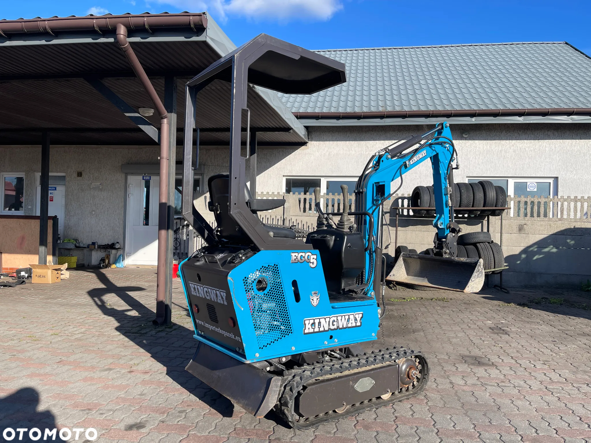 Kingway Minikoparka Kingway ECO 5 RS XN10 Rok 2023 Jak nowa Mini Koparka PEŁEN OSPRZĘT W CENIE - 6