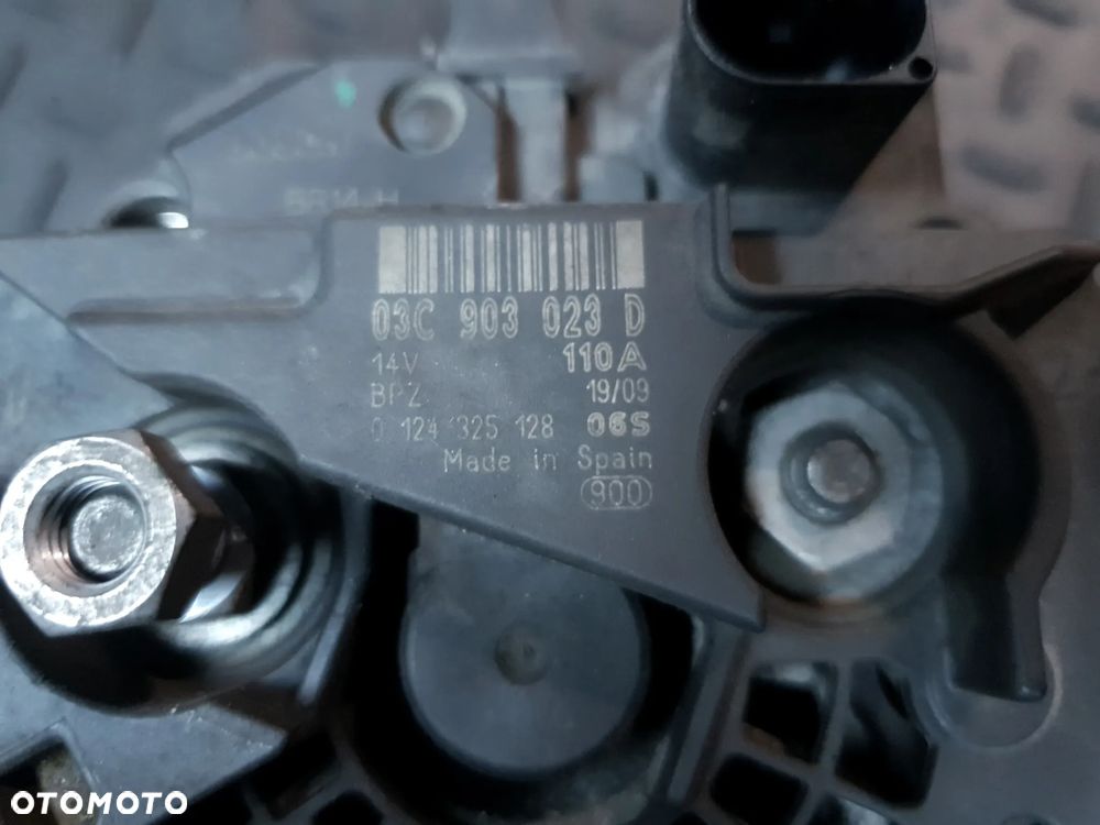AUDI A3 8P LEON II GOLF V ALTERNATOR 1.6 FSI 03C903023D 110A - 4