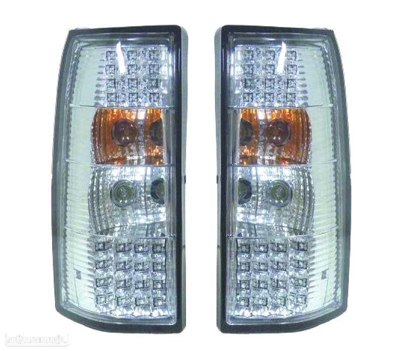 FAROLINS TRASEIROS LED OPEL OMEGA B CARAVAN 94-99 CROMADO - 1