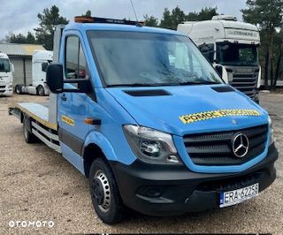 Mercedes-Benz SPRINTER 316CDI POMOC DROGOWA AUTOLAWETA AUTOMAT WCIĄGARKA BELKA OSWIETLENIOWA FULLLEDY NA PODUSZKACH KLIMA 2015r NA BLIŻNIAKACH NAJAZD DŁ:4.5m ŁADOWNOSĆ:1650kg DMC:3500kg - 3