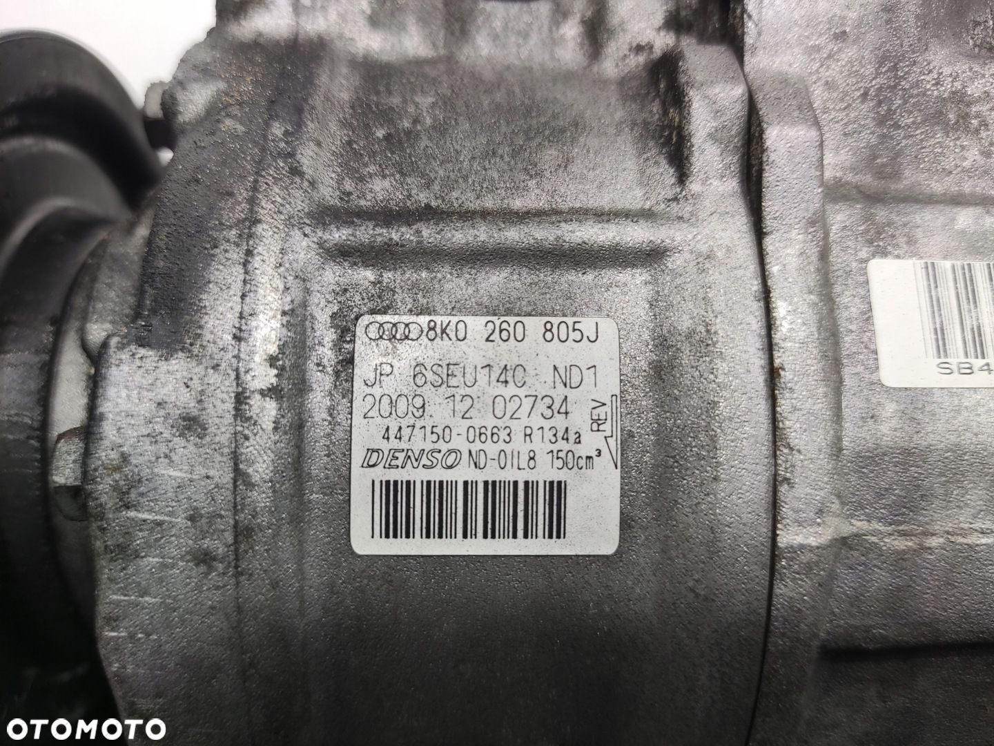 SPRĘŻARKA KLIMATYZACJI AUDI A5 I 8T 3.0 TDI 2007-2011 8K0260805J - 6