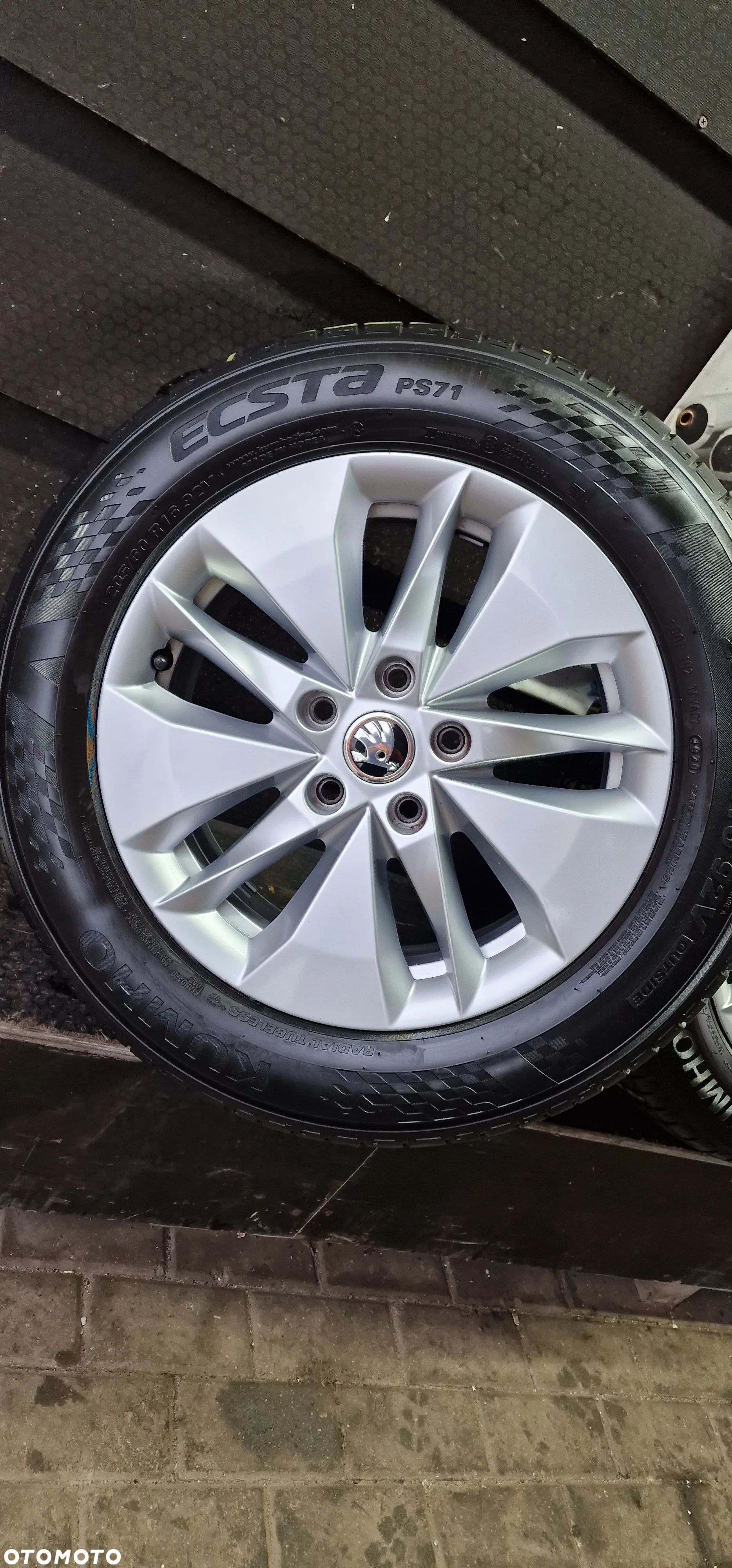 ALUFELGI +OPONY LETNIE Kumho 205/60 16" 5X112 ET46 SKODA OCTAVIA III IV - 2