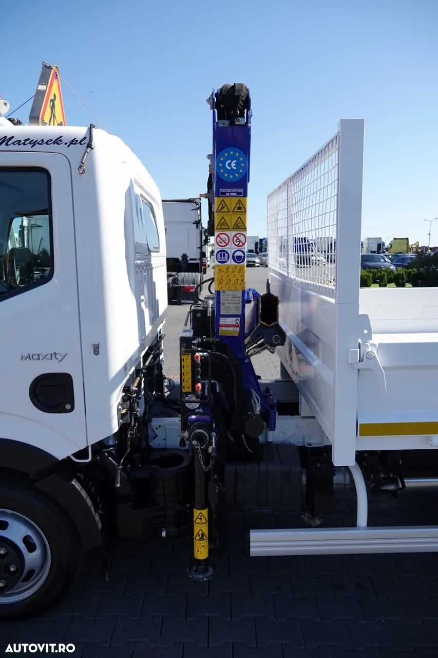 Renault MAXITY 140 DXI / 2.5 D / BASCULATOR – 3.1M + HDS PM 2821 / DUBLU / IMPORTAT / CONTRACT DE SERVICE POST-SERVICE - 22