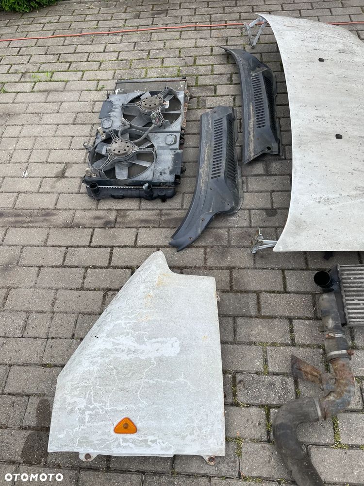 Fiat DUCATO II BOXER 02- BŁOTNIK PRAWY LEWY PRZÓD lampa maska zderzak pas przedni chłodnice belka BIAŁY - 6