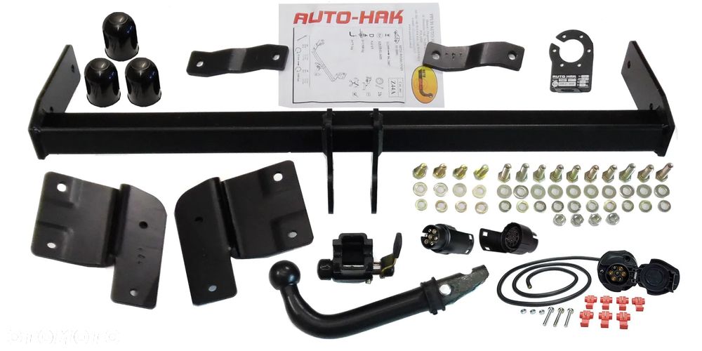 HAK HOLOWNICZY Z KULĄ WYPINANĄ HORYZONTALNIE POZIOMO MITSUBISHI PAJERO PININ H60 - 3