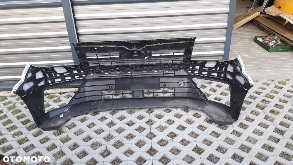 Maska błotniki zderzak chłodnice lampy   przód pas belka Man TGE Crafter 7C  biały biała - 4