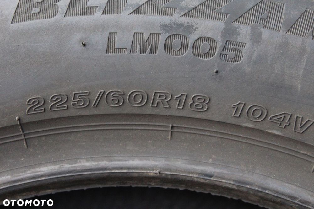 2x 225/60r18 bridgestone blizzak lm005 104v xl 22r - 6