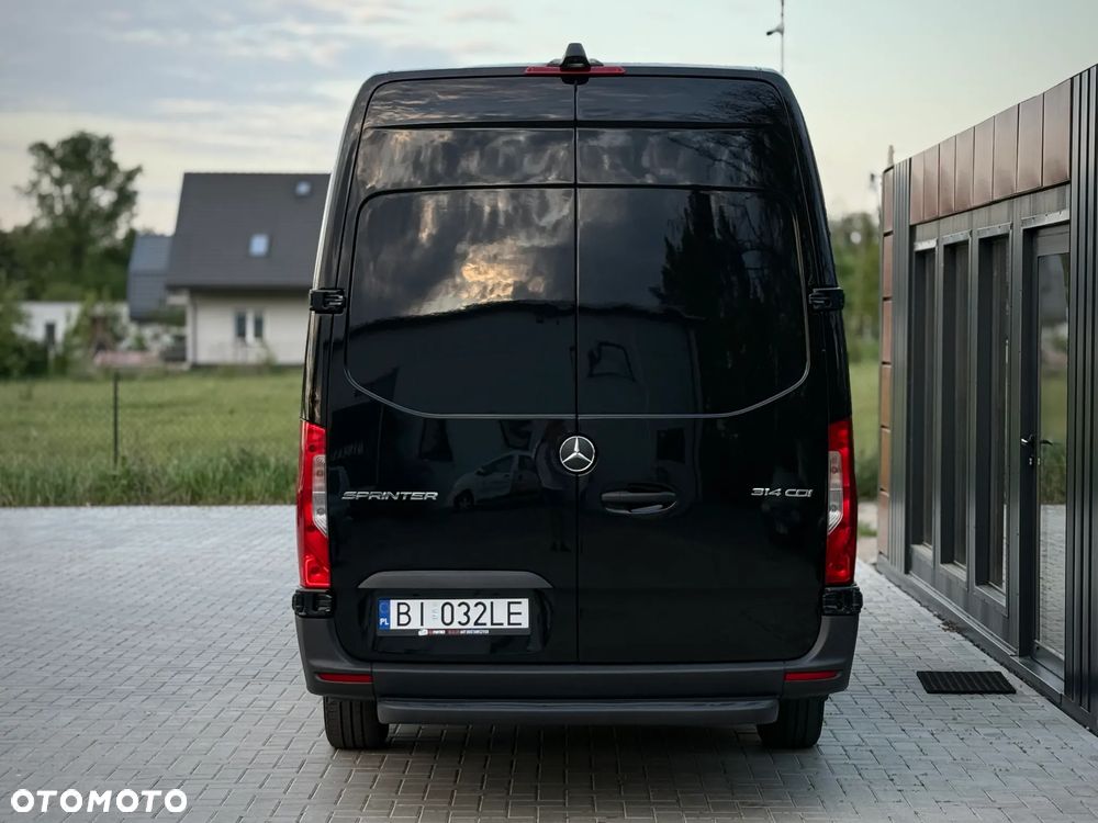 Mercedes-Benz Sprinter 314 CDI / Maxi L3 H2 / 2020 Rok Produkcji /  Automat 7G Tronic / 2.143cm3 OM651 / Czarny / Zarejestrowany w PL - 11