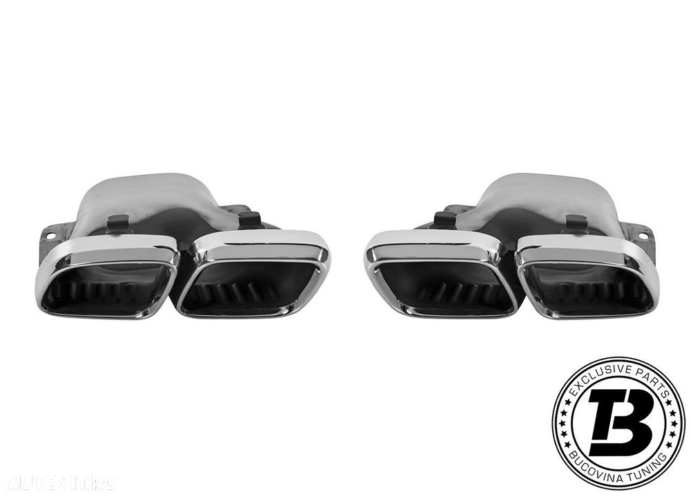 Difuzor Bara Spate cu Ornamente compatibil cu Mercedes C Class W206 C63 Design - 14