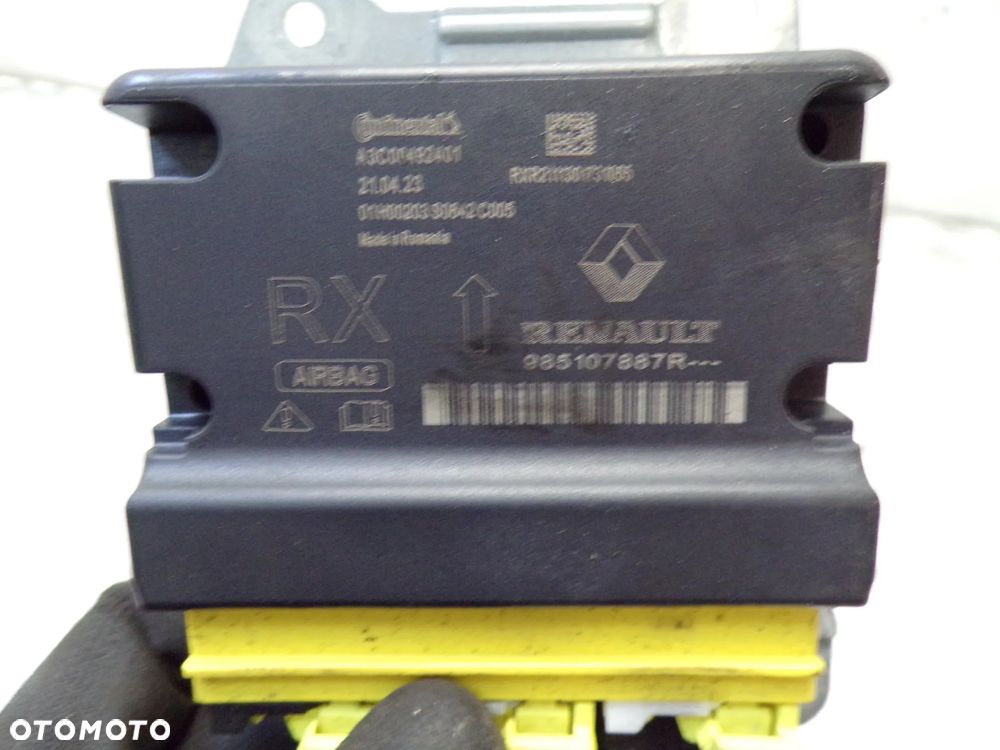 MODUŁ SENSOR PODUSZEK POWIETRZNYCH RENAULT CLIO V 985107887R - 3