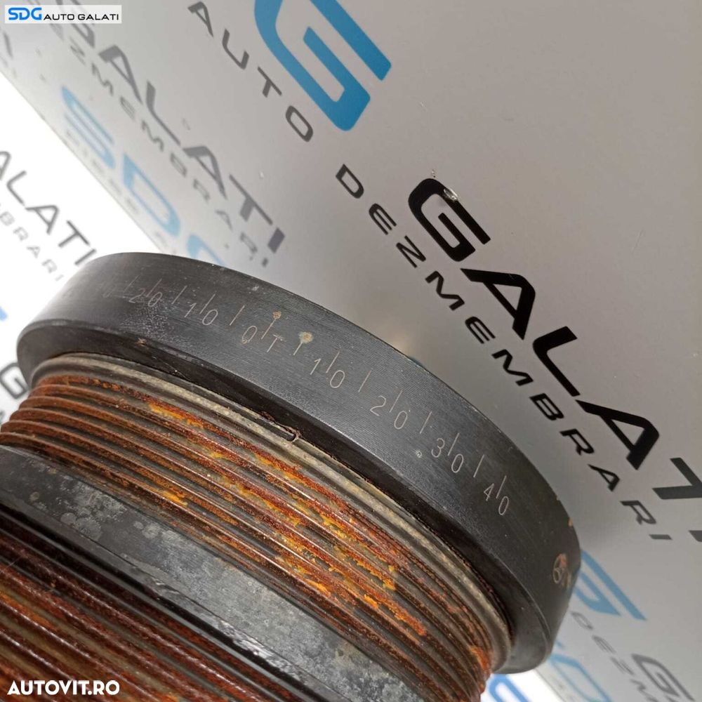 Fulie Rola Vibrochen Arbore Cotit Mercedes Clasa E Class W211 E180 E200 1.8 Kompressor 2002 - 2009 Cod A1110301003 [2600] - 6