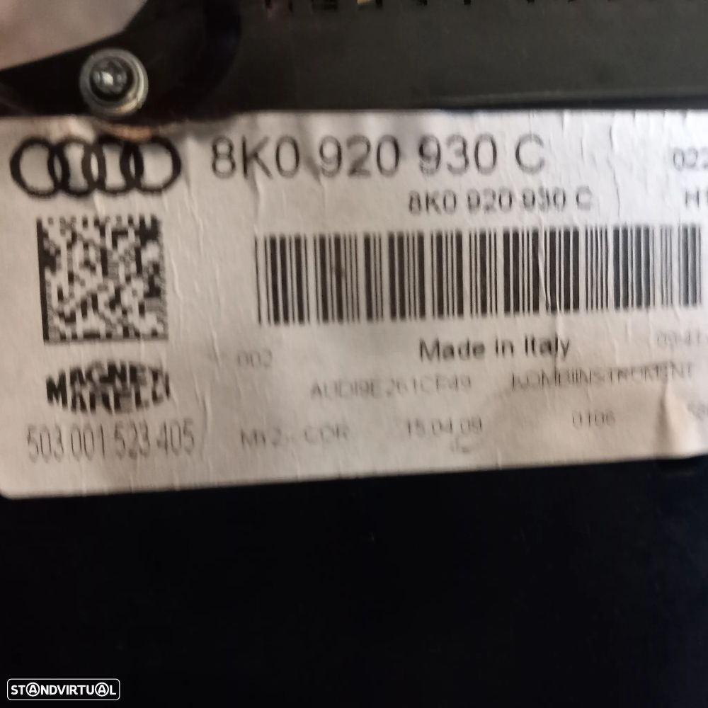 Quadrante audi a4 b8 8k0920930C - 2