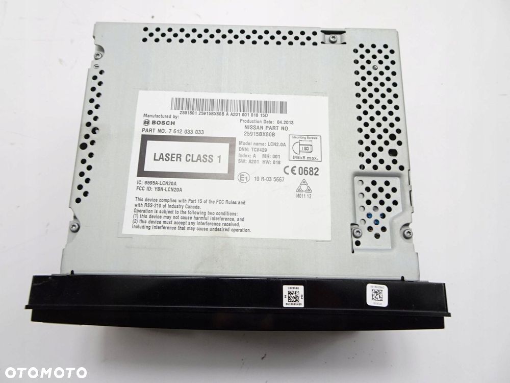 radio cd nissan juke f15 10-14 r. - 6