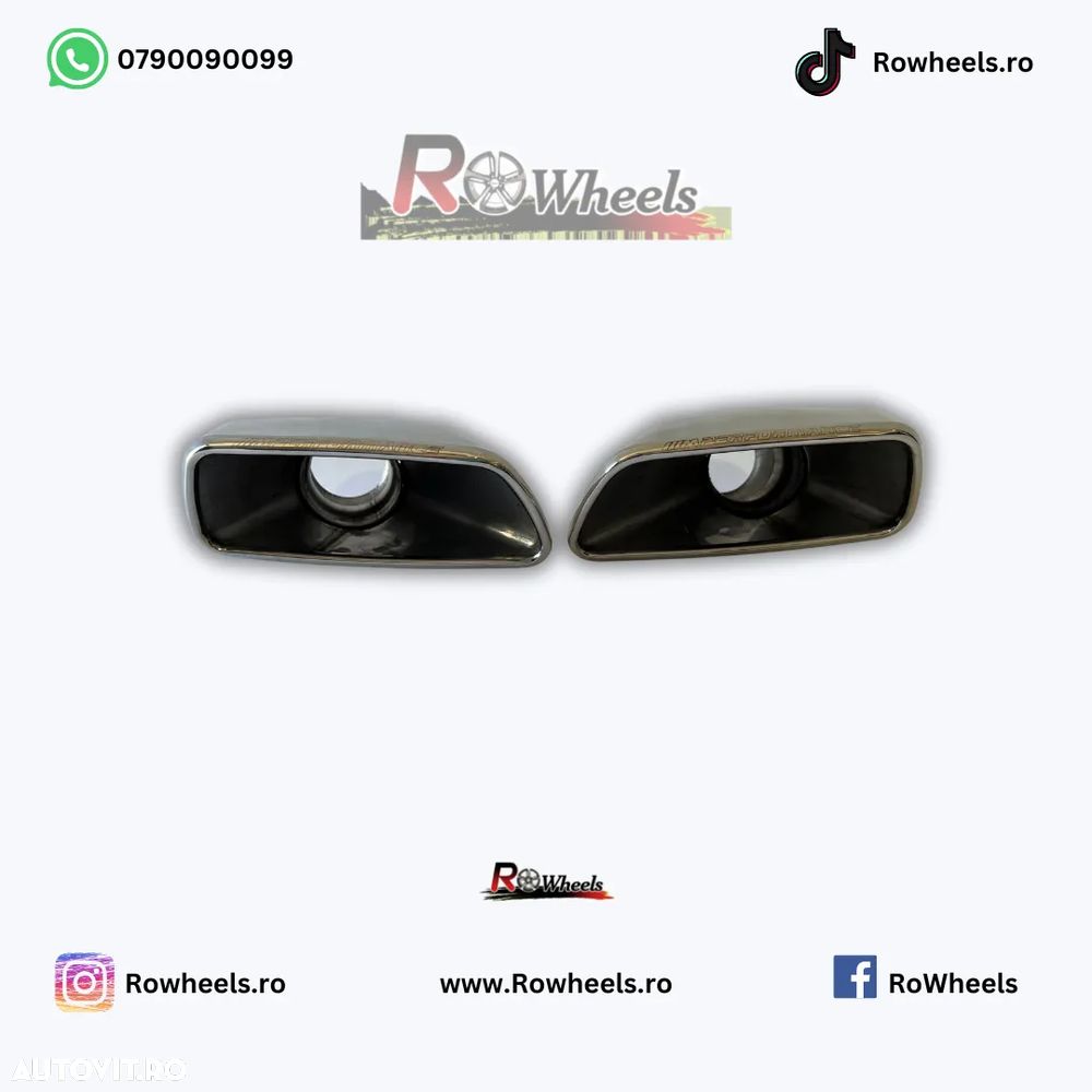 Ornamente tobe Tips evacuare sport BMW seria5-6-7 G30 G31 G11 G12 M performance - 5